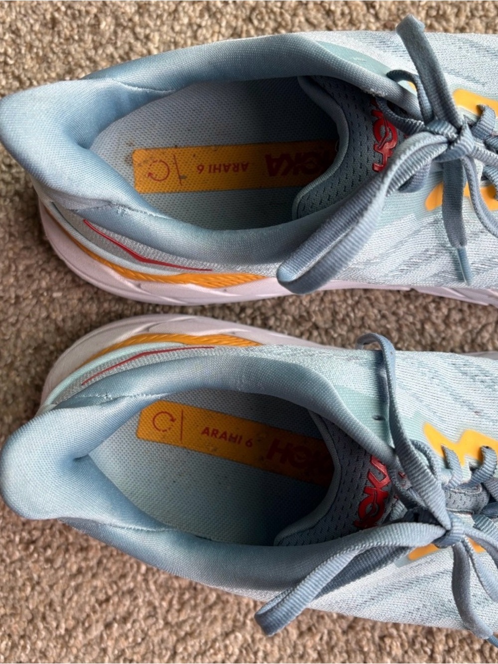 HOKA ONE ONE Arahi 6 'Summer
Song Mountain Spring'  10.5 Men’s - Picture 4 of 5